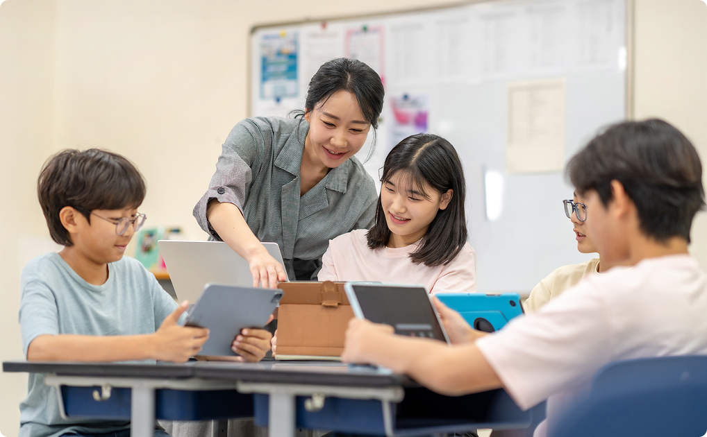 유큐브에듀 교실 적용 예시